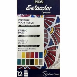 PEBEO - Kit Setacolor Cuero - Pintura acrílica y rotulador para