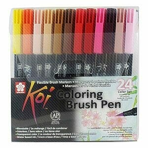Brush Pen Koi 24 Colores Surtidos anukis.cl
